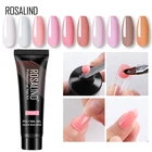 Поликристаллический Гель-лак ROSALIND для наращивания ногтей, гибридный УФ-гель для ногтей, Гель-лак для ногтей для маникюра, 15 мл