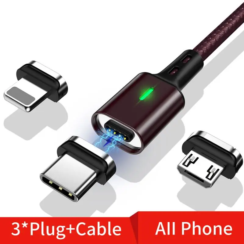 Twitch 3 в 1 магнитные Кабели USB Type-C кабель для iPhone Samsung Huawei Быстрая зарядка из