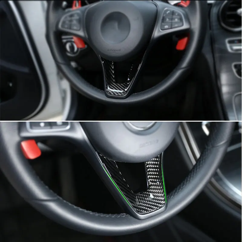 U образная панель рулевого колеса автомобиля из углеродного волокна Обложка рамы