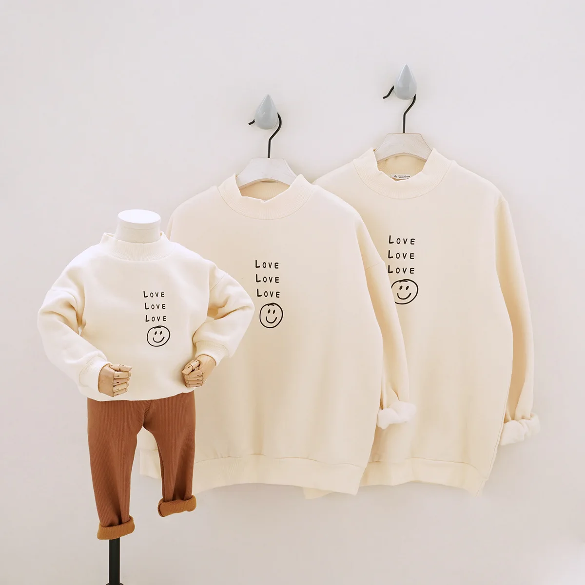 Одинаковая одежда для всей семьи Свитера мальчиков и девочек на осень зиму