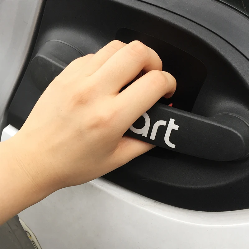 Наклейка на запястье дверной ручки автомобиля 2 шт. защитная пленка против