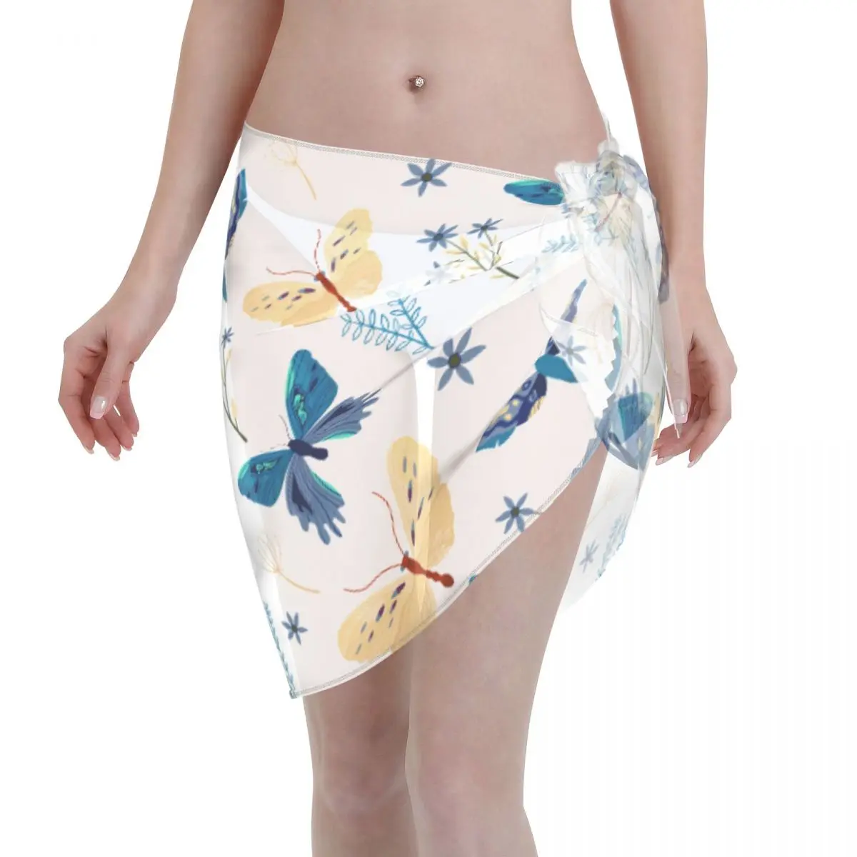 

Сексуальные женские пляжные купальники, искусственная накидка, кафтан, саронг, пляжная одежда, забавные бабочки, бикини, накидки, юбки