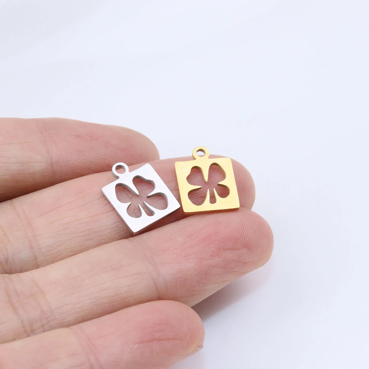 

10 шт., подвески из нержавеющей стали, 10 мм