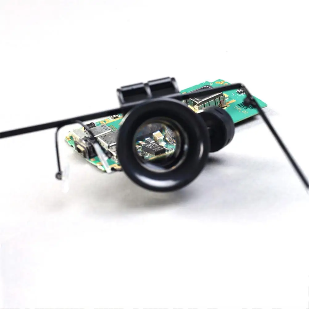 Универсальный монокуляр 20 раз лупа со светодиодной подсветкой источник часы