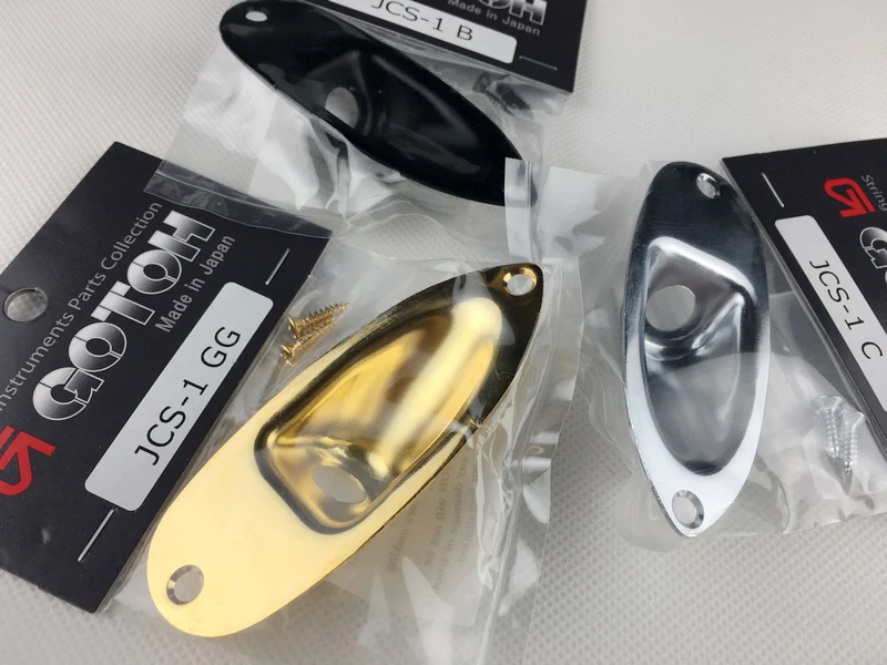 Подлинный GOTOH JCS-1 реликвия металлический Джек пластина для ST электрогитары Сделано в Японии