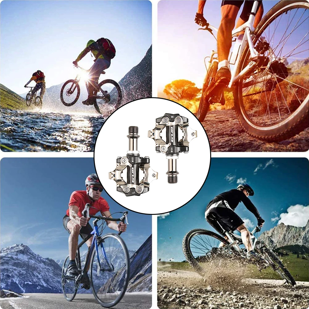 

2pcs Aluminum Alloy Road Cycling Pedals Self-Locking SPD Road Bike Clipless Pedal for Bicycles Parts Components Accessories