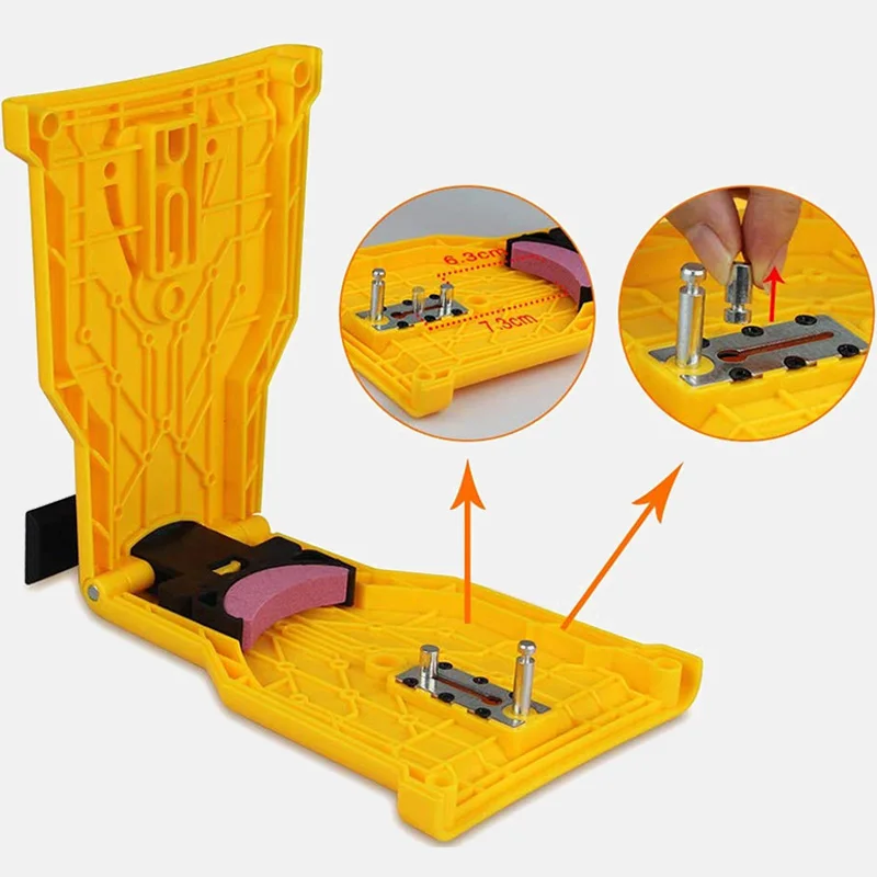 

Chainsaw Teeth Sharpener chainsaw Portable Durable Easy Power Sharp Bar-Mount Fast Grinding Chainsaw Chain Sharpener Tool