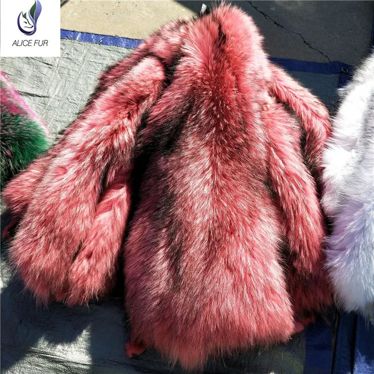 Натуральная меховая кожа/окрашенная в енот кожа derma Peel|fur skin|raccoon skindyed fur |