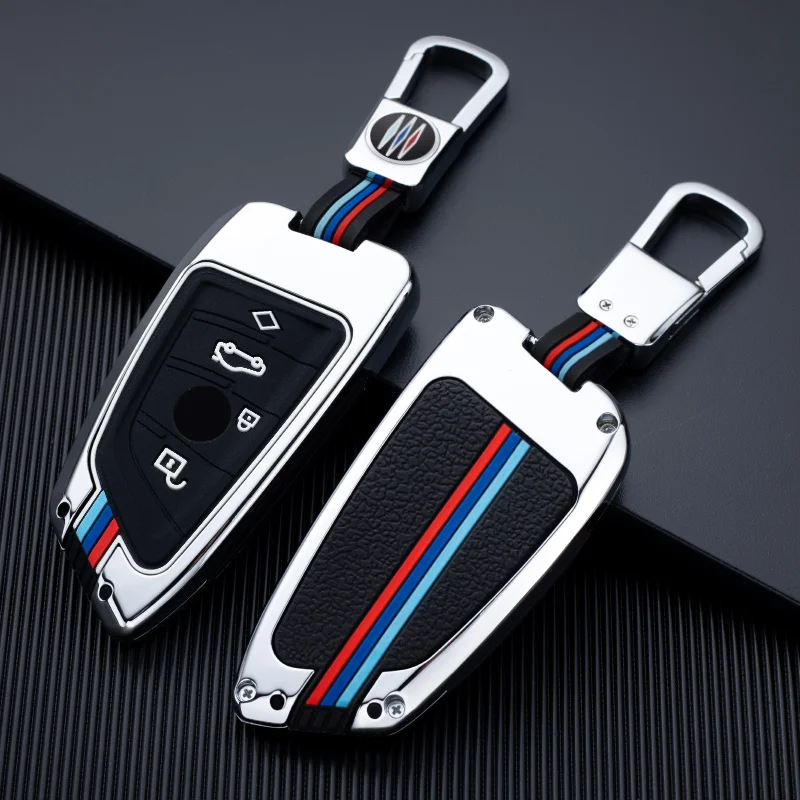 

Car Key Case Cover For BMW X1 X2 X3 X4 X5 X6 X7 1 3 5 Series G11 F48 F39 520 525 f30 320li Blade-shaped Key Shell Protector