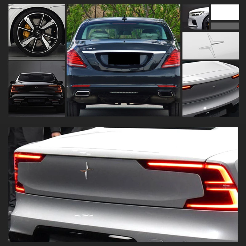 1X черная серебряная наклейка с логотипом Polaris декоративные наклейки для VOLVO XC40 XC60