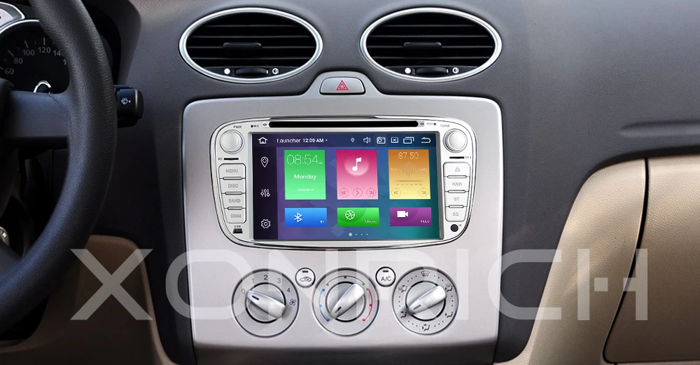 IPSDSP 4 Гб 64 г 2 din Android 9 Автомобильная магнитола мультимедиа для Ford Focus 2 3 mk2 Mondeo 4 Kuga Fiesta TransitConnect S-MAXC-MAX 8 ядерный