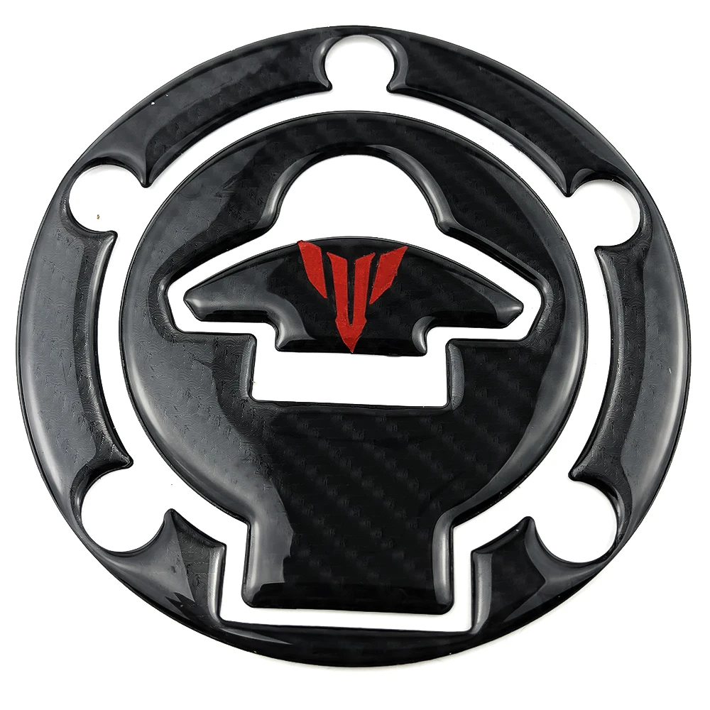 

Motorcycle 1 PCS Carbon Fiber Fuel Gas Oil Cap Tank Pad Tankpad Protector Sticker Decals For Yamaha MT25 MT03 MT 25 MT-03