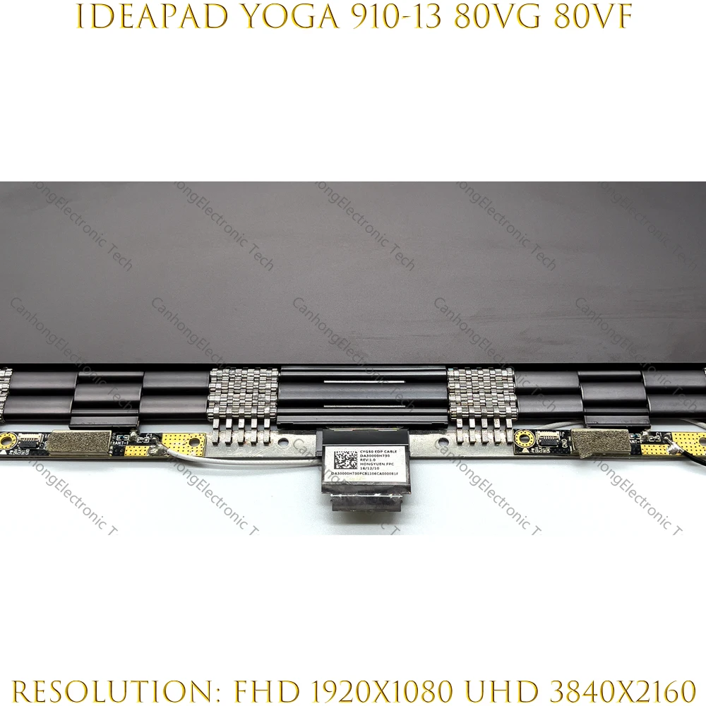 ЖК-экран для ноутбука Lenovo Yoga 910-13 910-13IKB 80VF 80VG 13 9 дюймов UHD 4K FHD сенсорный дигитайзер