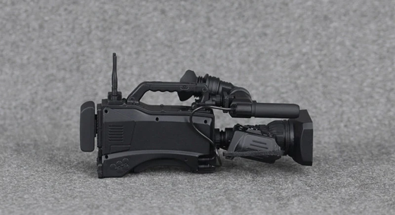 

1/6 Camcorder DV Camera Cosplay Reporter Mini Props Scene Accessories for 1/6 Bjd Figure Body