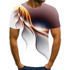 Новый большой в 2020 году! Мужская футболка с коротким рукавом, 3D печать, свободная футболка с круглым вырезом, Cam