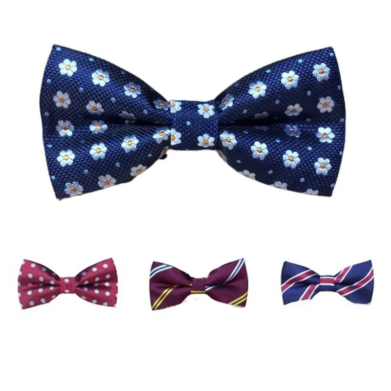 

Kid Bowties Solid Butterfly Bowtie Blue Red Wedding Bow Tie Party Accessories New Bowknot