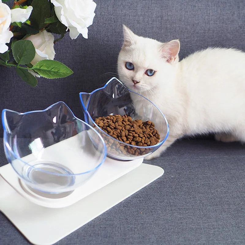 

Миска для домашних животных, тарелка, посуда, миска для кошек с наклоном на 15 °, подставка для кошек с высотой, инженерный дизайн