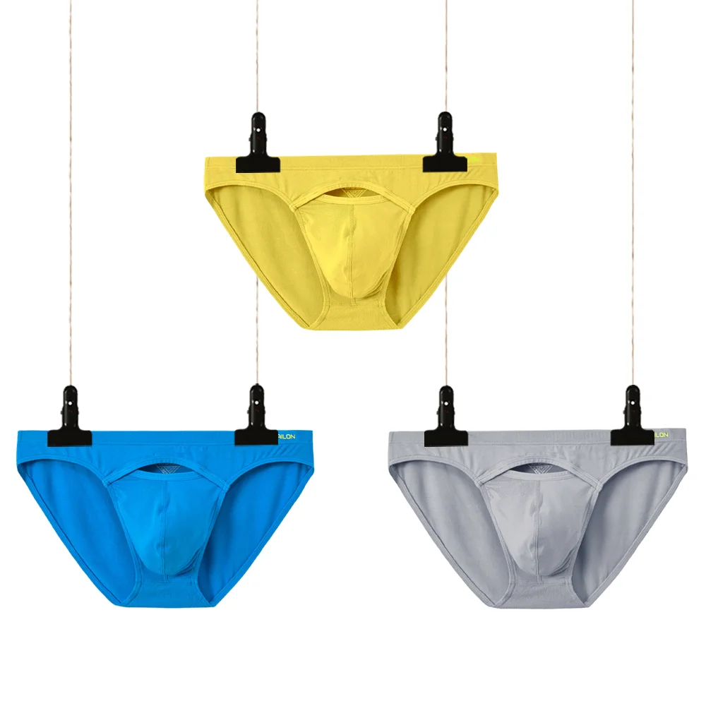Men's Sexy Bikini Bamboo Fiber Men Soft Breathable Briefs  Male Panties Underwear Multiple Combinations