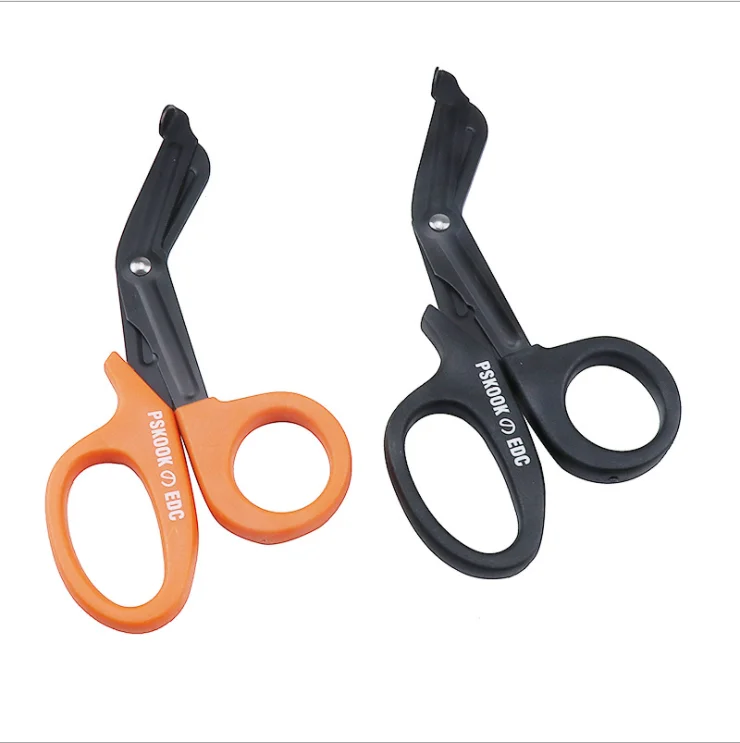 

EDC Shears Paramedic Medical EMT Emergency Scissors Bandage Cutter Outdoor Tactical Gear Paracord Pocket Tool Camping Hiking