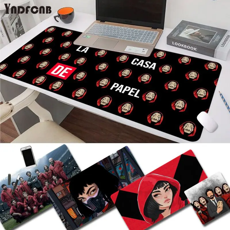 

YNDFCNB Spain TV Money Heist House of Paper Speed Mice Retail Mousepad Size for Deak Mat for overwatch/cs go/world of warcraft