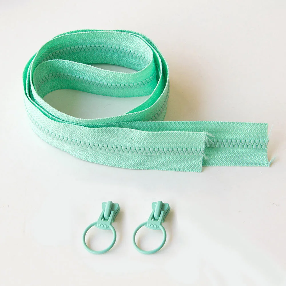 I 1 meter YKK 3# Resin Zipper Coil Zippers For Sewing Long Zipper DIY Bag zipppers Patchwork Accessories Ring - Цвет: I