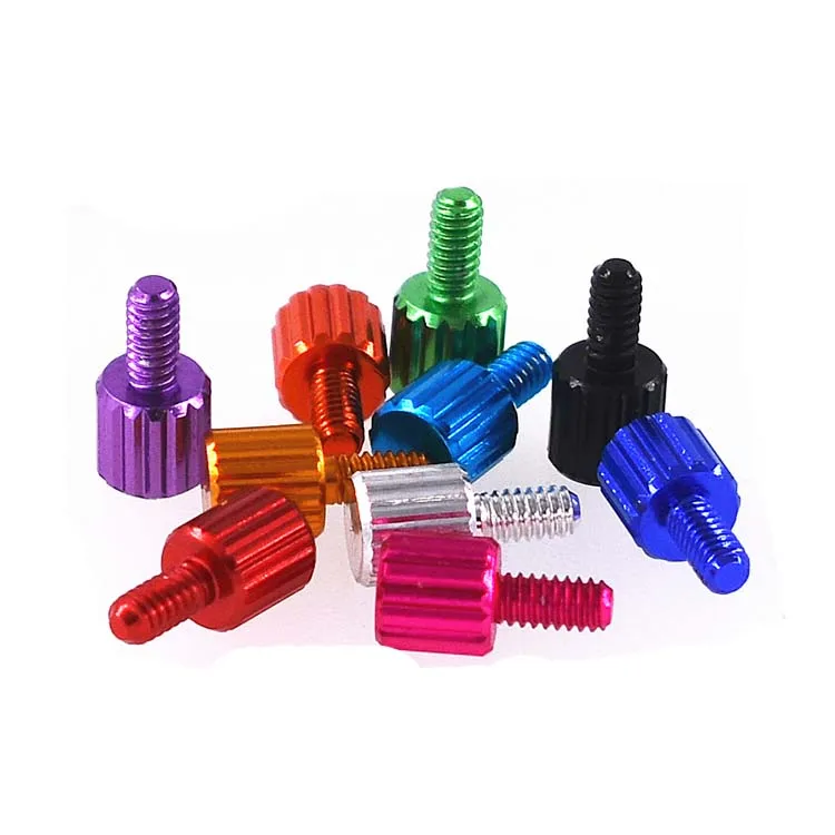 Винты с регулируемой ручкой из алюминиевого сплава м2 5 шт. высокой головкой