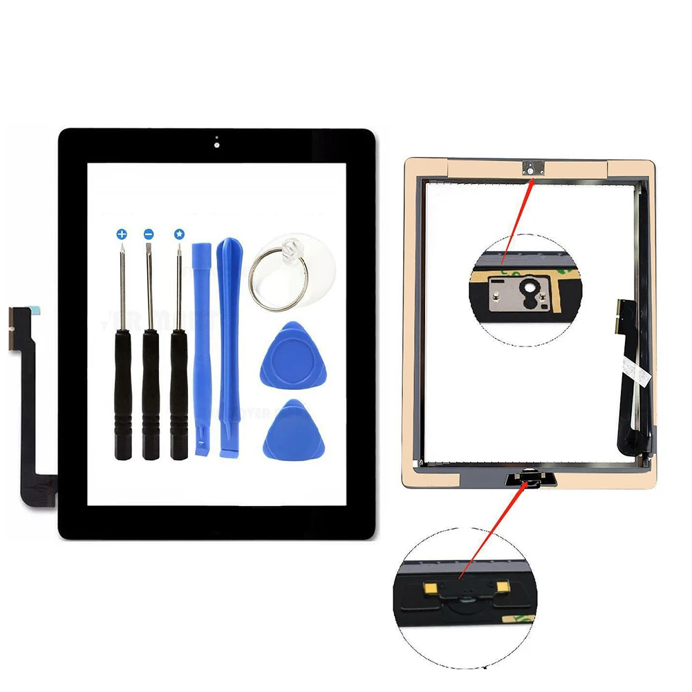 Новый сенсорный экран для iPad 3 A1416 A1403 A1430 стекло дигитайзер замена набор