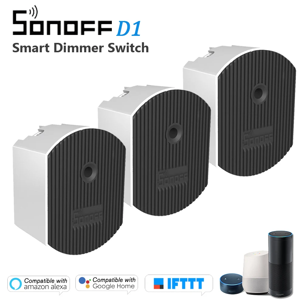 3 шт. SONOFF D1 Wifi умный диммер DIY домашний переключатель модуль регулировка яркости