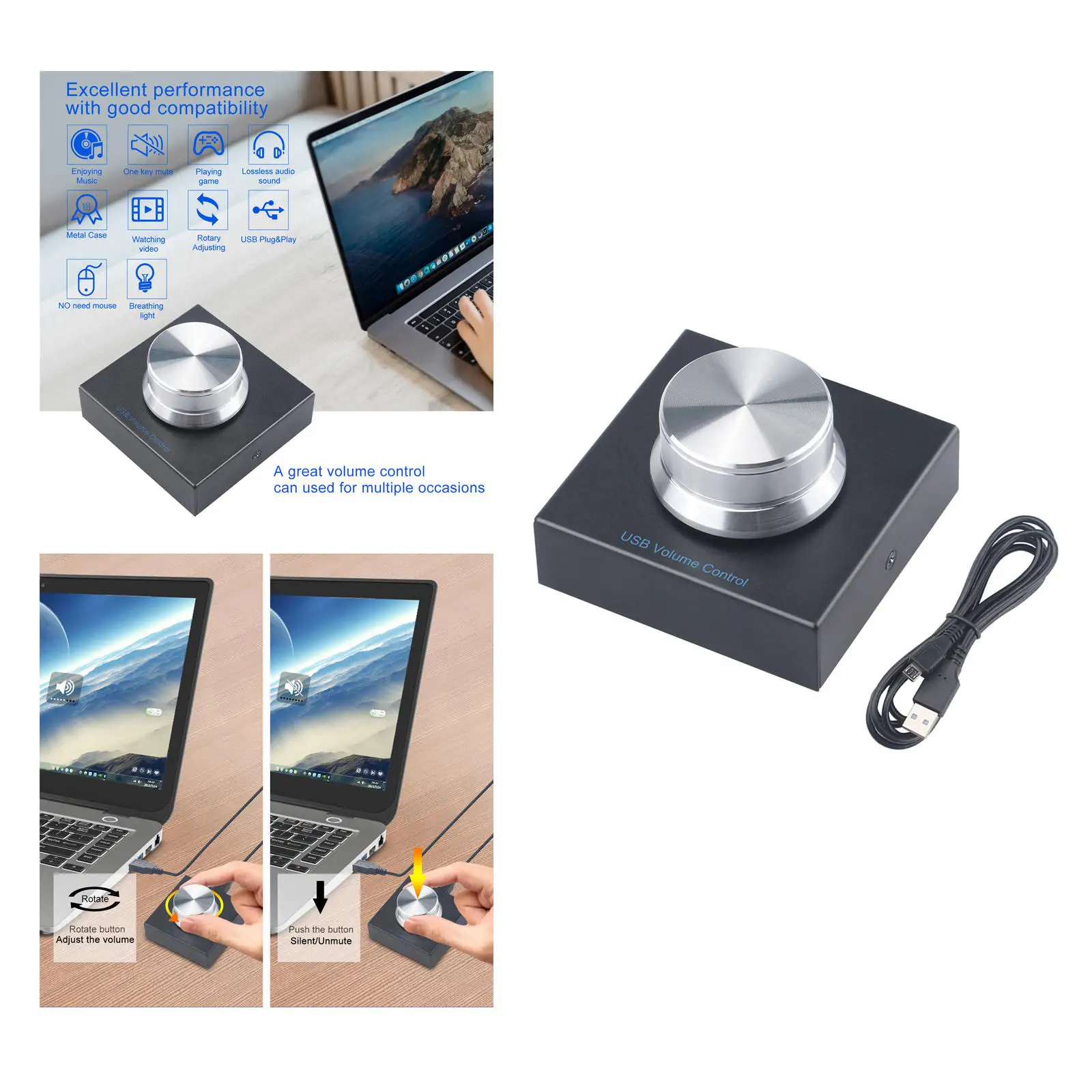 

USB-регулятор громкости, регулятор громкости для ПК