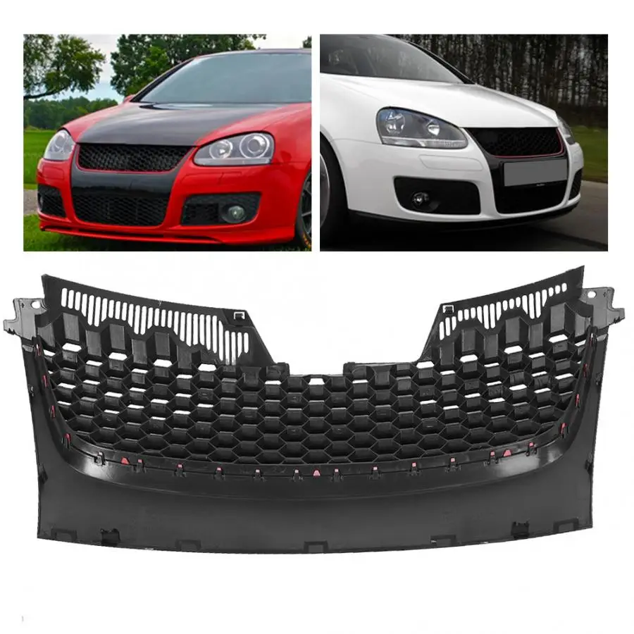 Автомобильный передний черный бампер капот нижний гриль противотуманный