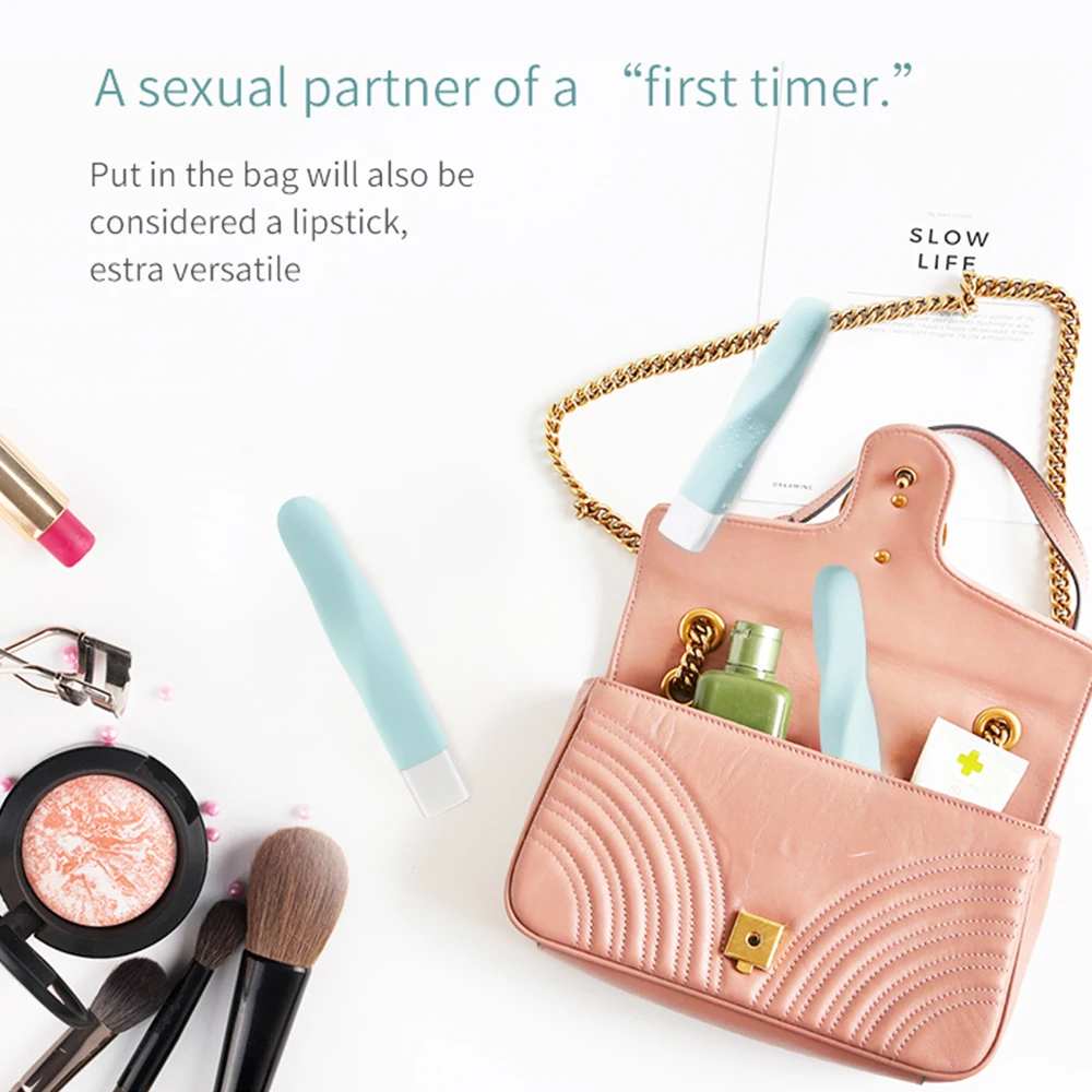 Вибратор в виде пули USB для женщин миниатюрный Вибрирующая помада-мастурбатор