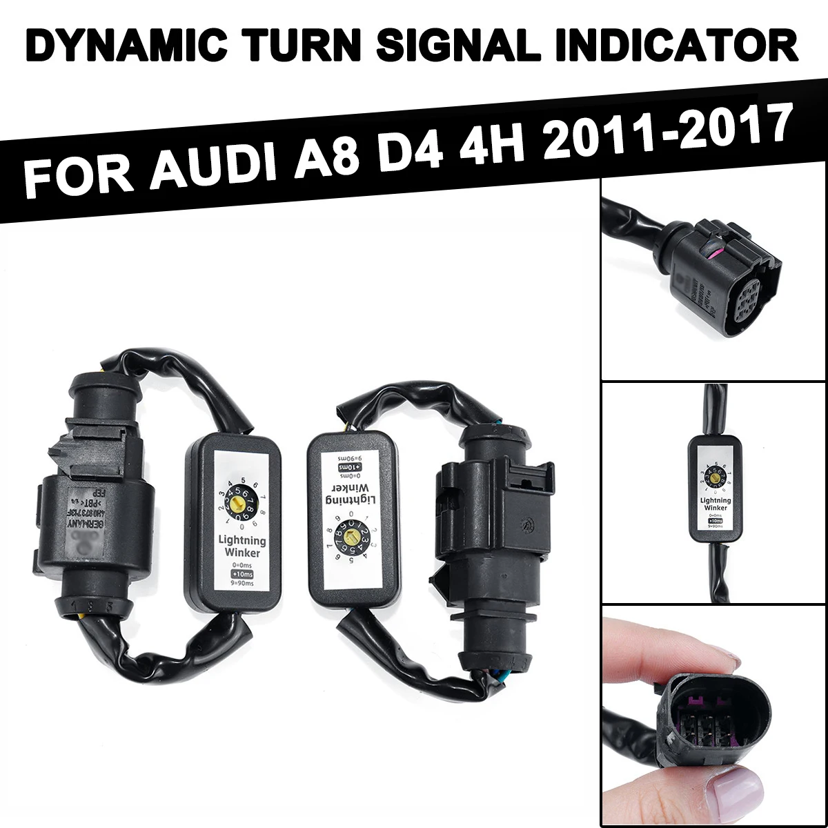 Динамический сигнал поворота для Audi A8 D4 4H 2011 2017 дополнительные детали жгут