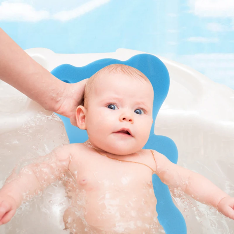 Детский коврик для ванной нескользящий однотонный мягкий мультяшный