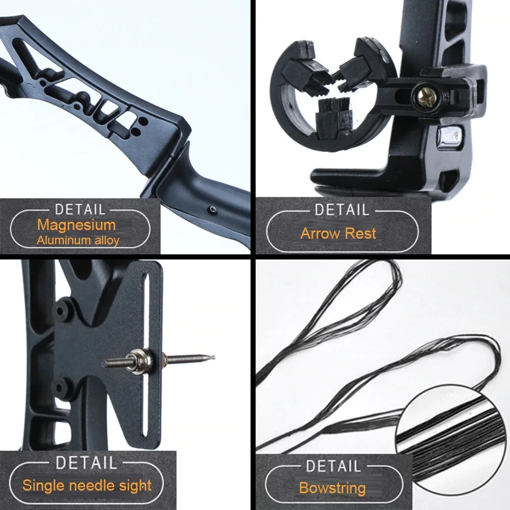 

30/40lb Takedown Recurve Bow For Hunting Bow Shooting Archery Bows With Aiming Point Outdoor Sports Shooting hunting youth
