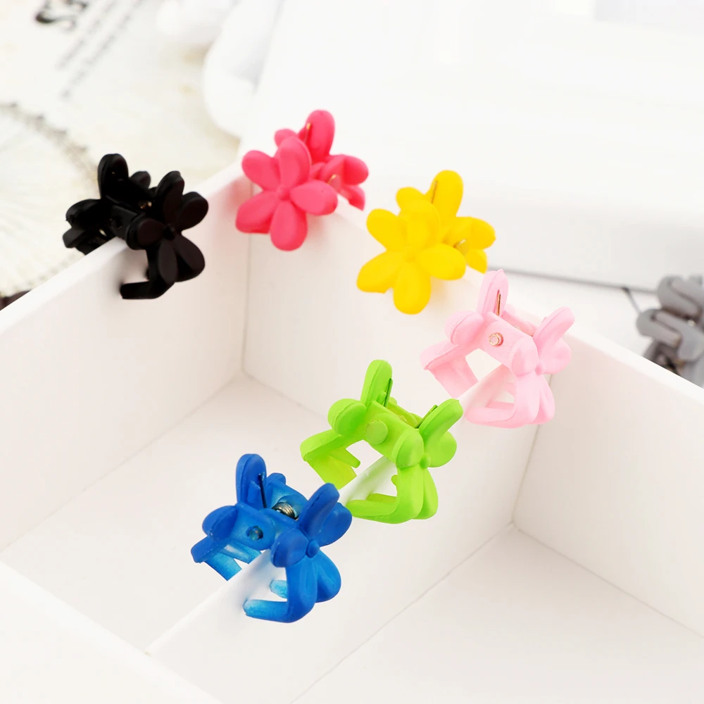 30 дневные корейские новые модные маленькие заколки для волос с цветами 14 цветов 4