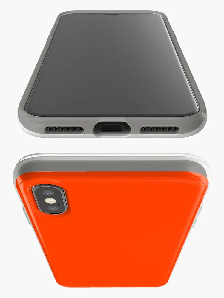 Яркий оранжевый неоновый Прозрачный чехол для iphone X XSMAX XR 11 Pro Max чехол для iphone 6 6s 5 5S 7plus 8plus iphone 7 8 чехол