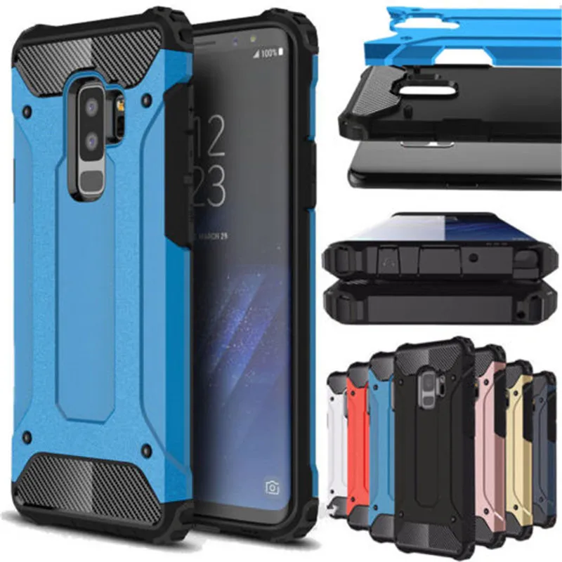 Shockproof Rugged Armor phone Case for Samsung Galaxy S5 S6 S7 S8 S9 S10 Note 4 5 8 9 10  Lite 5G Edge Plus Pro Protective Case