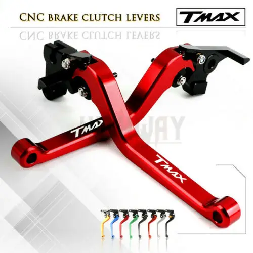

Brake Handle Bar Lever CNC Aluminum Long Adjustable Brake Clutch Levers For YAMAHA TMAX530 T-MAX 530 2012-2019