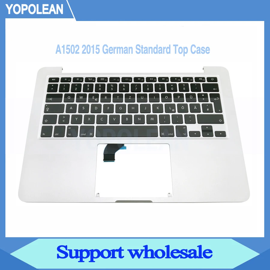 Новый Топ чехол для телефона + немецкая клавиатура Подсветка Macbook Pro Retina 13 &quotA1502