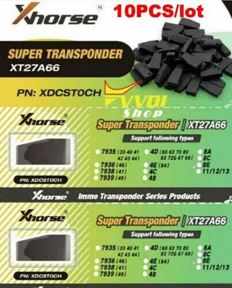 Автомобильный Противоугонный чип KEYECU 10 шт./лот VVDI supermode chip / XT27A66 Convertible 4C 4D 44 46 47 48 49