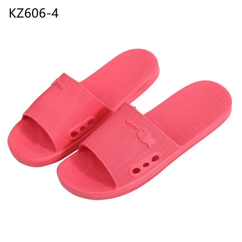 

Waterproof thermal cotton slippers female root autumn and winter indoor home home KZ606