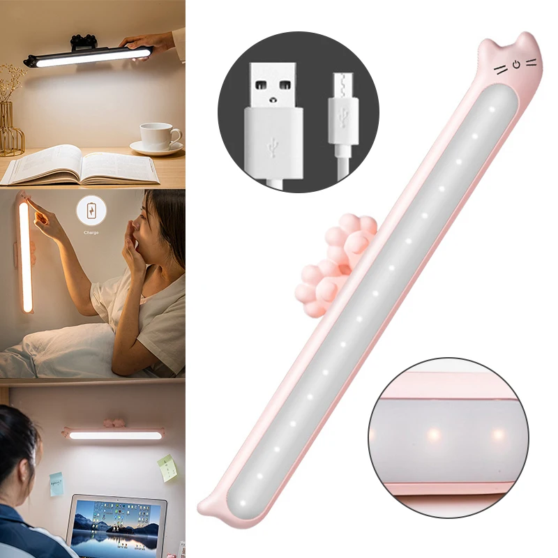 

Настенный светильник для чтения, ночной Светильник для детей, двухъярусная кровать, магнитная лампа с держателем для любого места, подсветк...