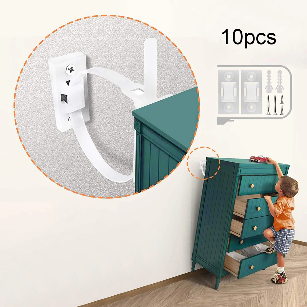 Белый Нейлоновый настенный анкер безопасная для дома устойчивый к