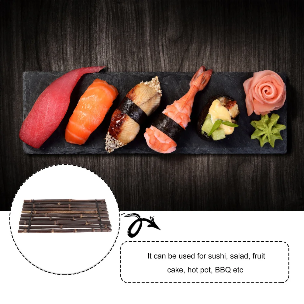

1pc Hot Pot Plate Restaurant Snack Plate Japanese Bamboo Plate (Log Color)