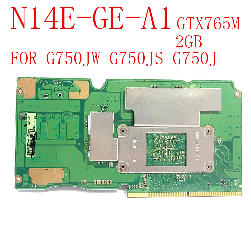 G750JW GTX 765M 2GB GPU графическая карта для Asus G750JS G750J Материнская плата ноутбука REV 2 1 VGA