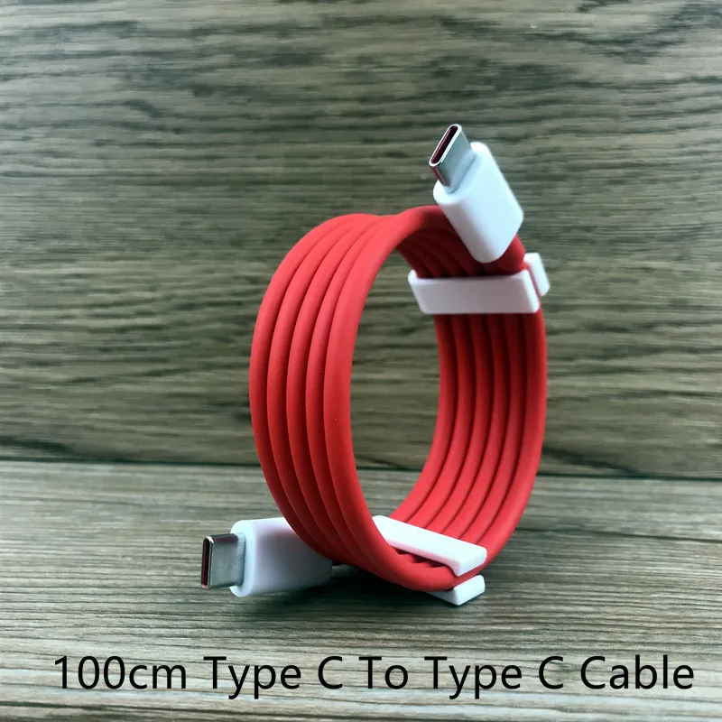 

Original Oneplus 9 Pro Warp Fast Charger 65W Travel Power Adapter 6A Quick Charging Type C To Type C Data Cable For 7 Pro 7T 8