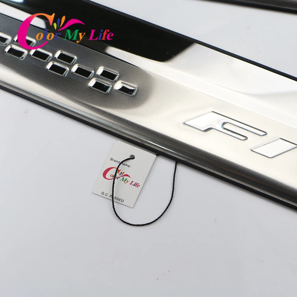 Накладки на пороги автомобиля подходят для Honda Fit 2014 2015 2016 2017 2018 2019 из нержавеющей