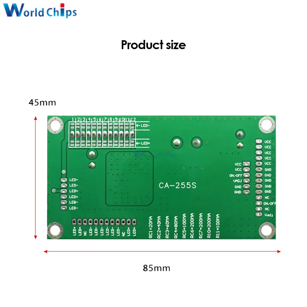 CA-255S 10-48 дюймов светодиодный LCD TV подсветка постоянный ток плата CA-255