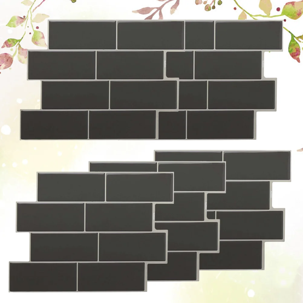 

5 шт., 3D-наклейки на стену с имитацией кирпича