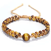 tiger eyes beads bracelet men charm natural stone braslet for man handmade casual jewelry pulseras